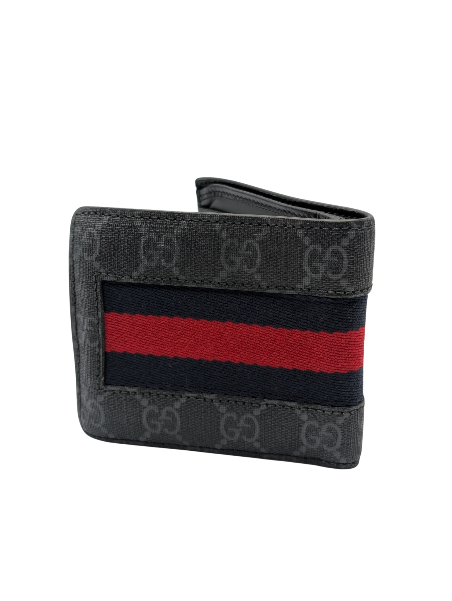 Gucci Gray Supreme Web Men's Wallet