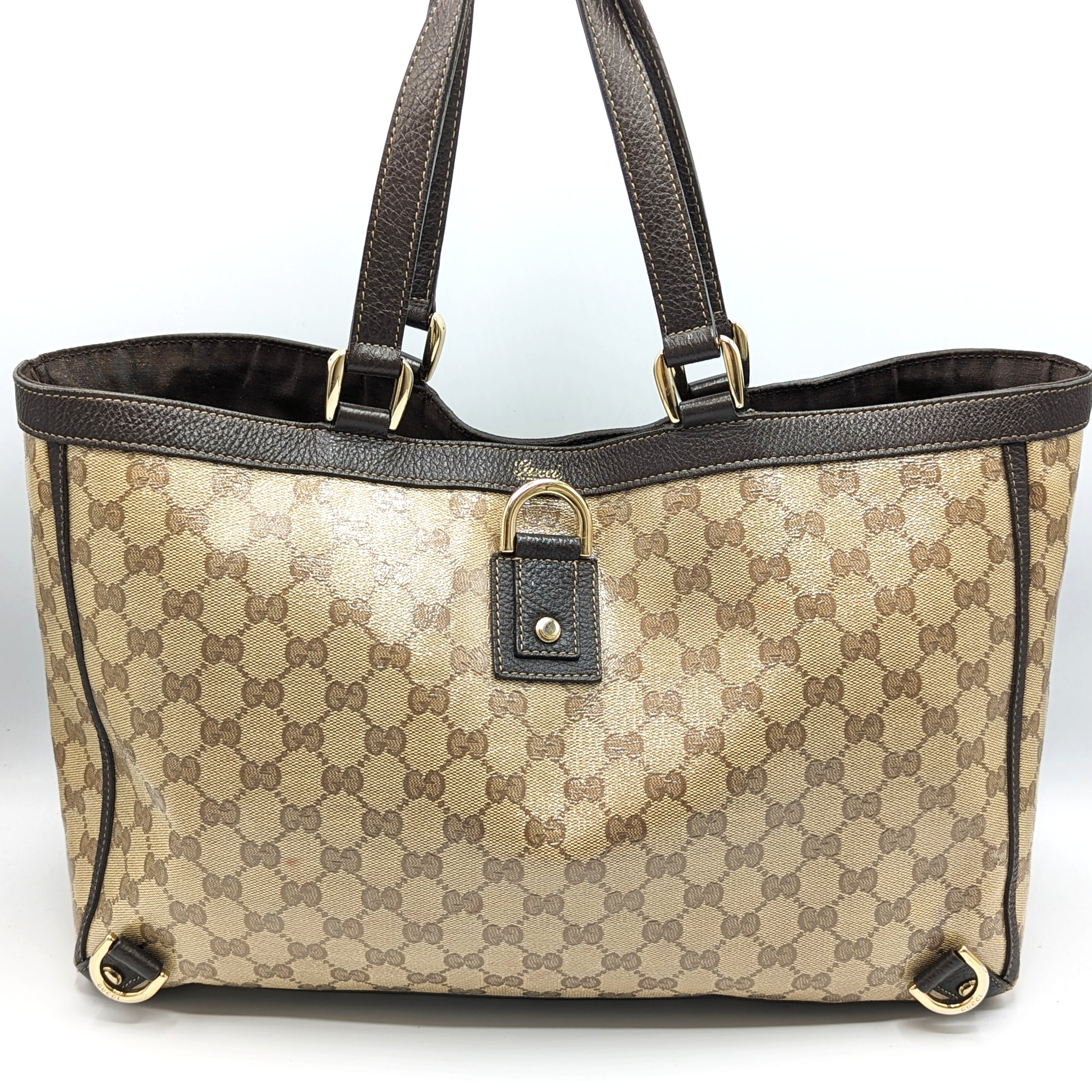 Gucci Crystal Monogram Large Abbey Tote