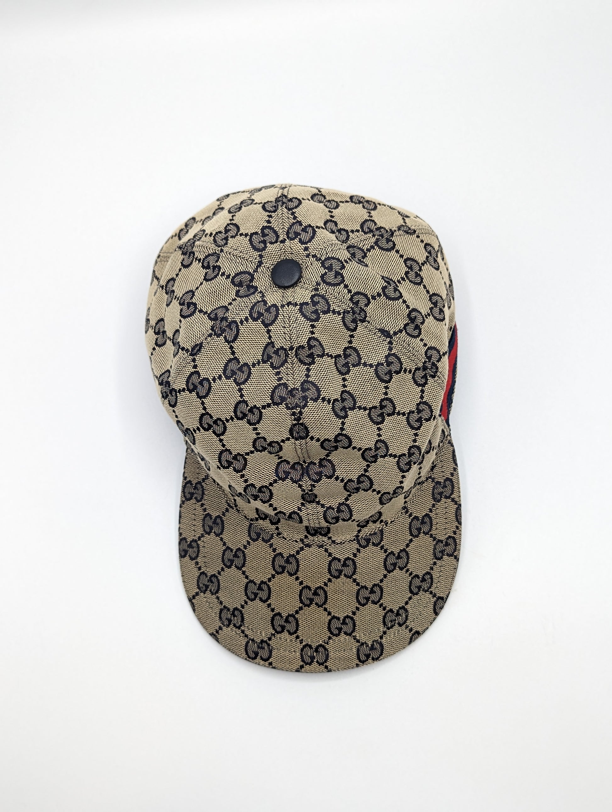 Gucci GG Canvas Baseball Hat, Size L, Blue