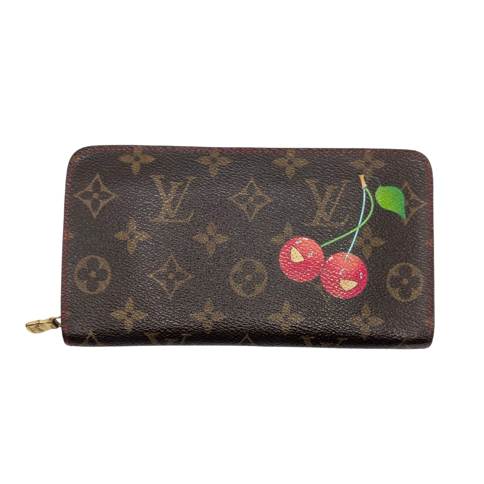 Louis Vuitton x Takashi Murakami Cherise Cherry Monogram Zippy Wallet