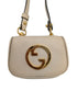 Gucci Cream Leather Blondie GG Mini Crossbody