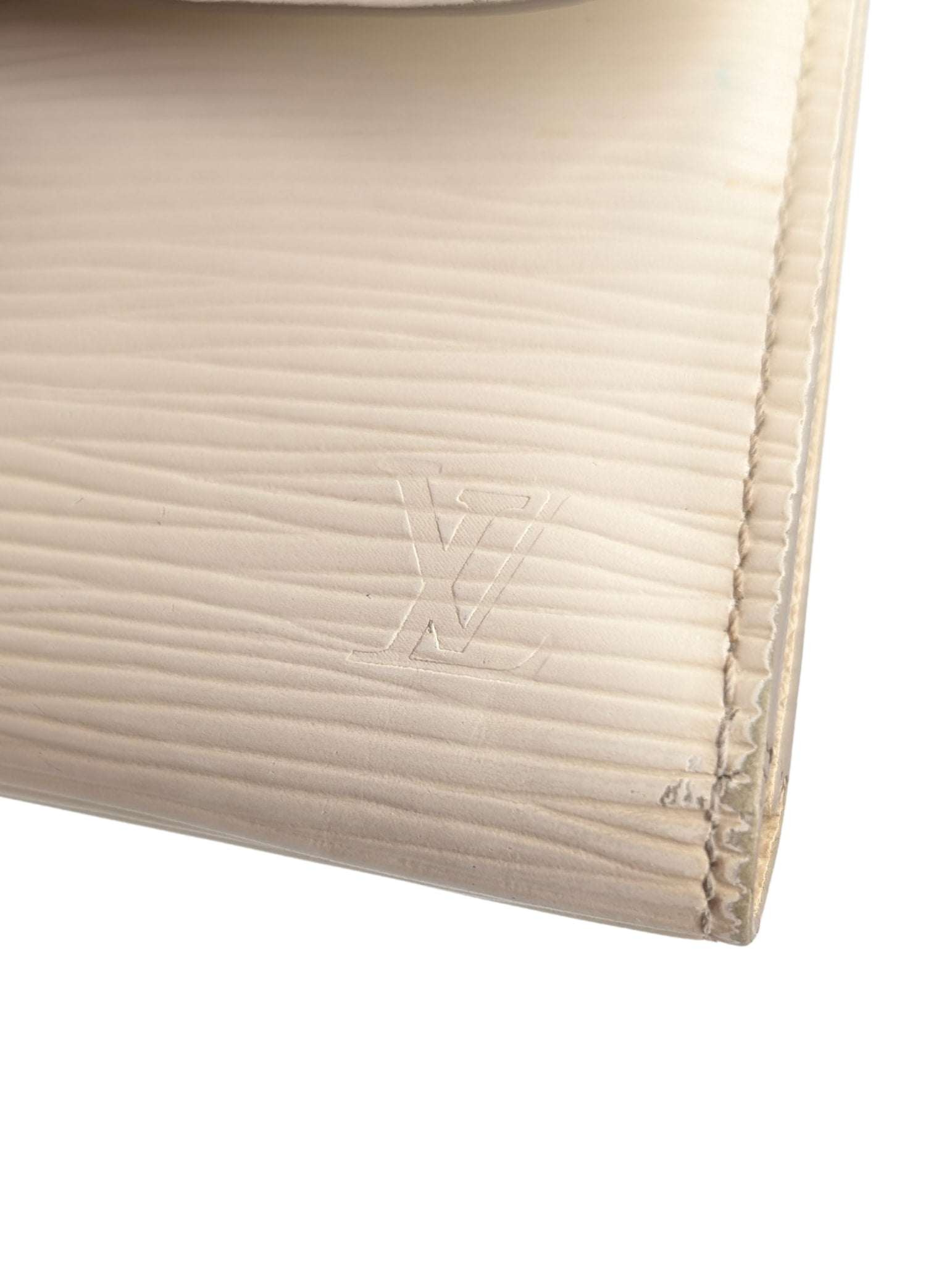 Louis Vuitton Cream Epi Leather Montaigne Bowler Handbag & Eugenie Wallet