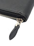 Prada Black Saffiano Travel Organizer Zip Wallet