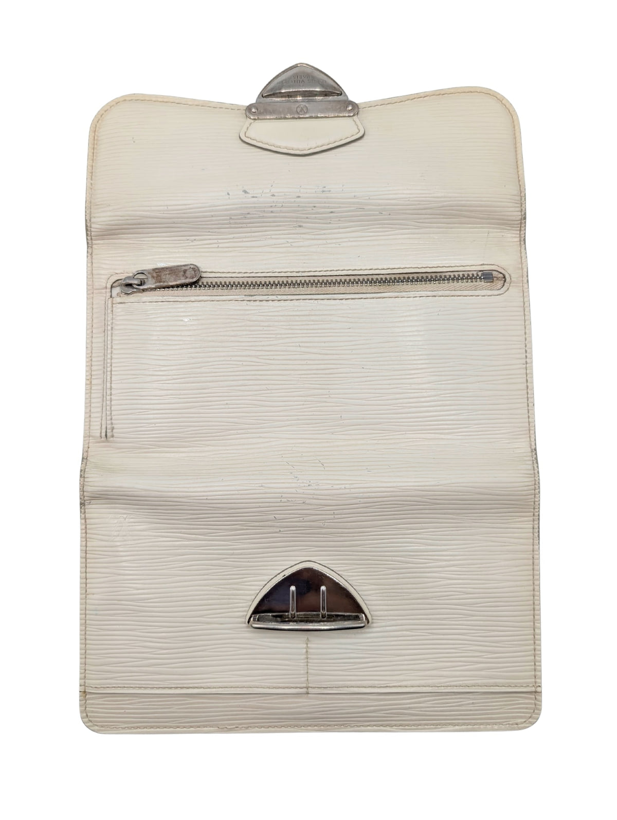 Louis Vuitton Cream Epi Leather Montaigne Bowler Handbag & Eugenie Wallet