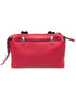 Fendi Red Leather Flowerland By The Way Shoulder Bag