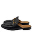Gucci Black Leather Princetown Horsebit Mules Size 36.5