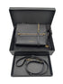 Strathberry Stylist Bar Black Leather Clutch Chain Crossbody