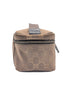 Gucci Brown Monogram Cosmetic Vanity Case