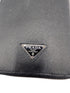 Prada Black Saffiano Travel Organizer Zip Wallet