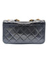 Chanel Black Quilted Glazed Calfskin Perfect Edge Medium Flap Bag