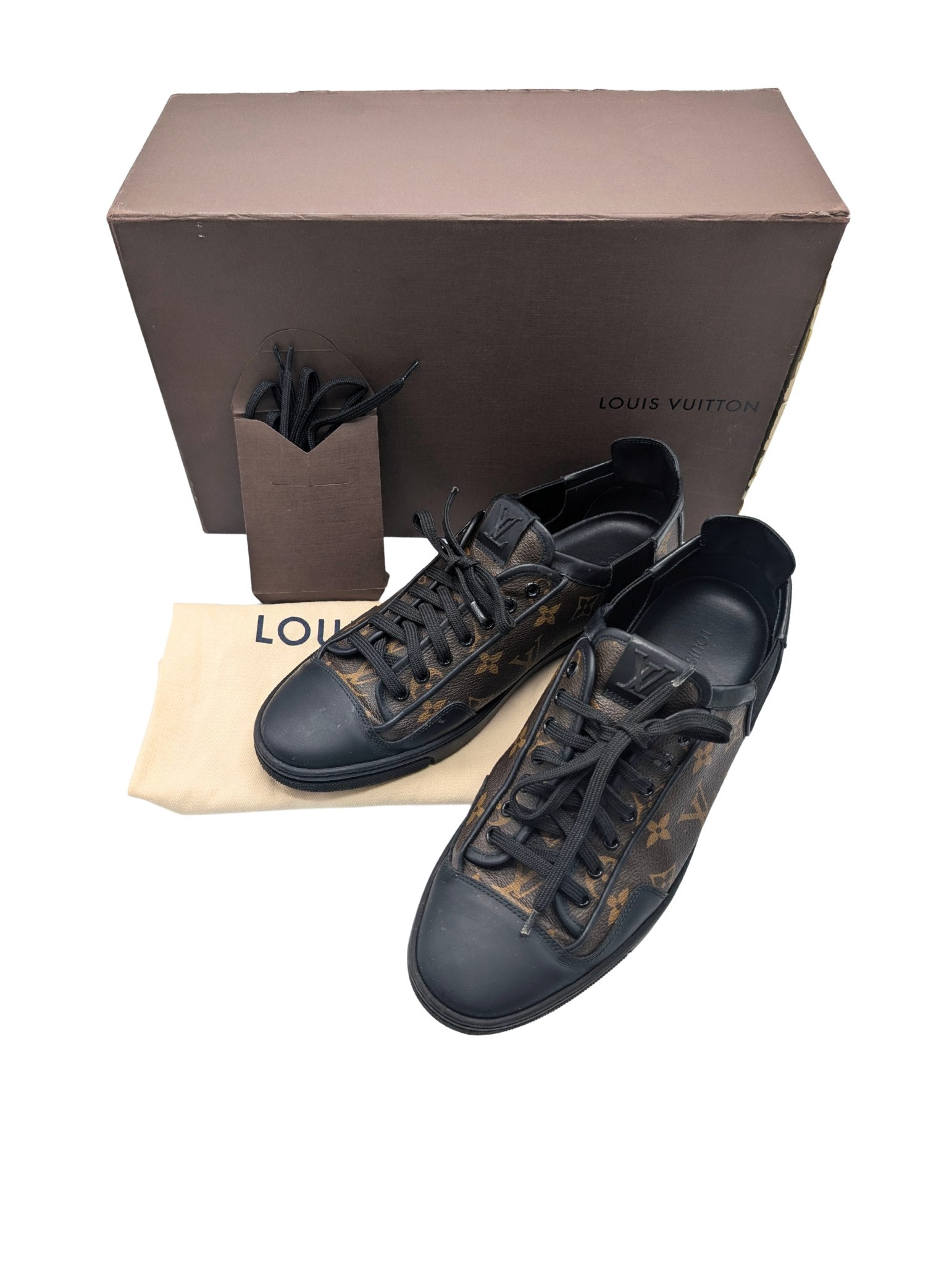 Louis Vuitton Damier Ebene Slalom Sneakers Men Size 8