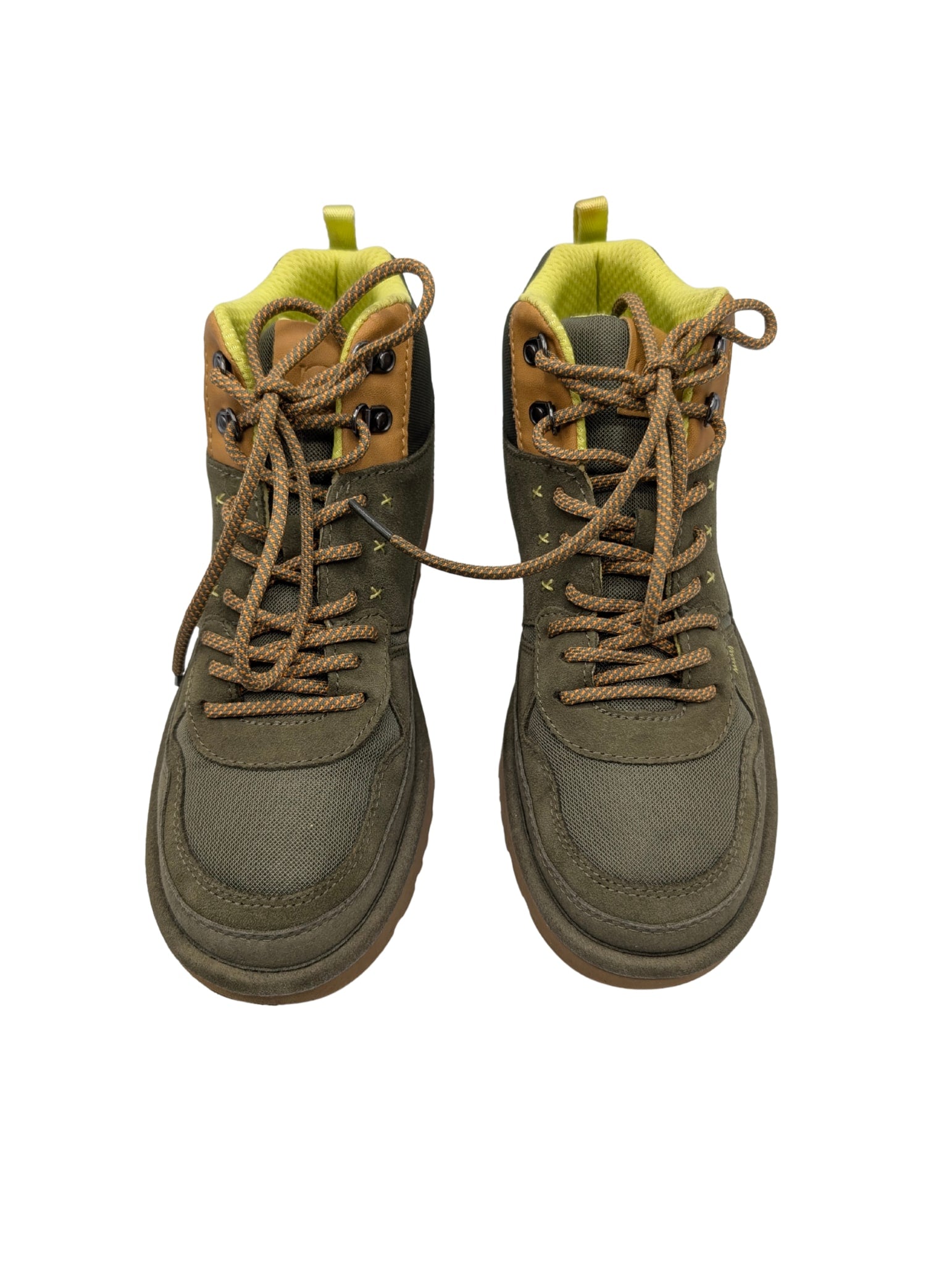 Ugg Olive Green Suede Hi Highland Heritage Sneaker Size 10