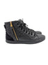 Louis Vuitton Black Monogram Leather Punchy Sneakers Size 38.5