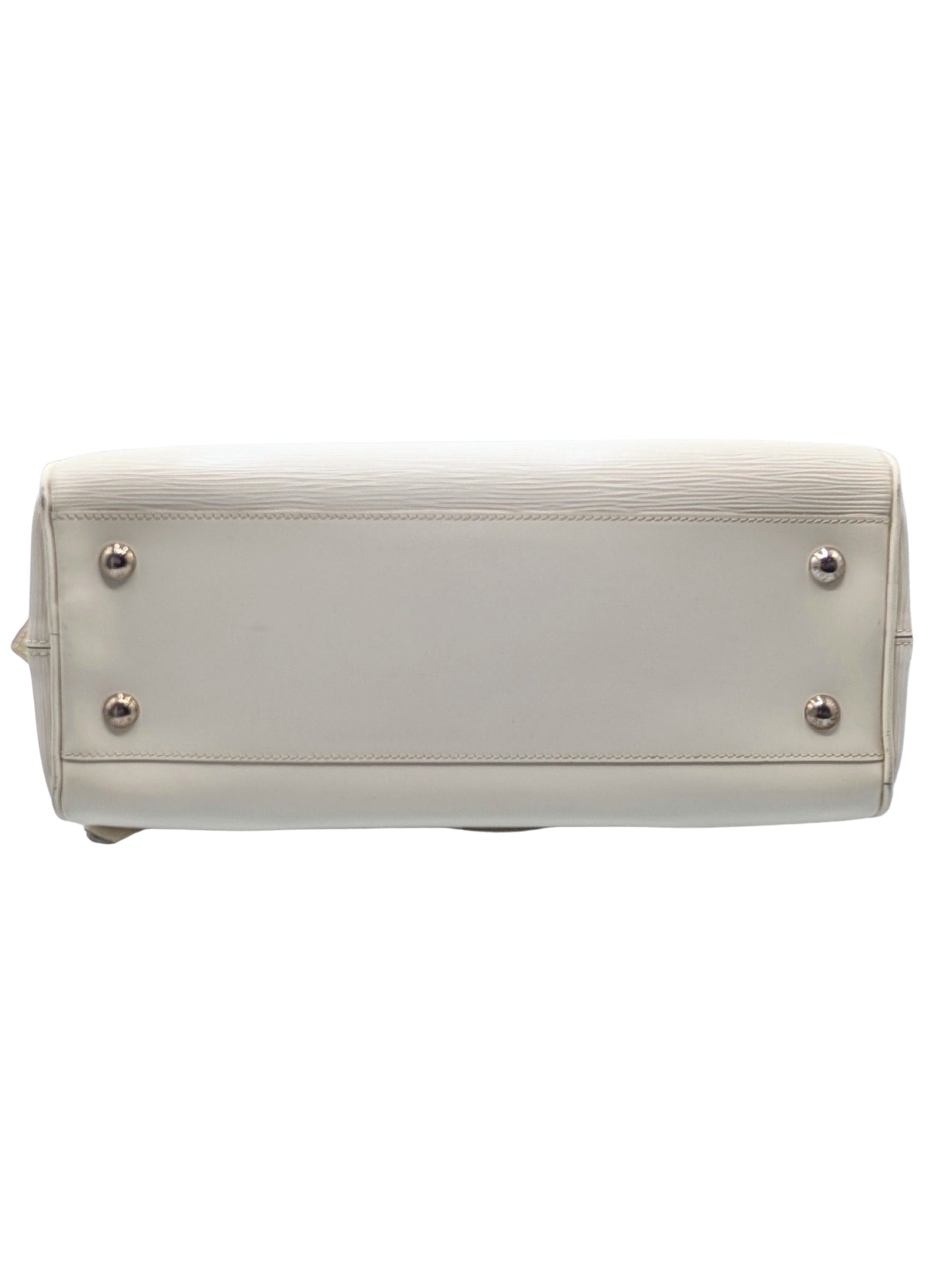 Louis Vuitton Cream Epi Leather Montaigne Bowler Handbag & Eugenie Wallet