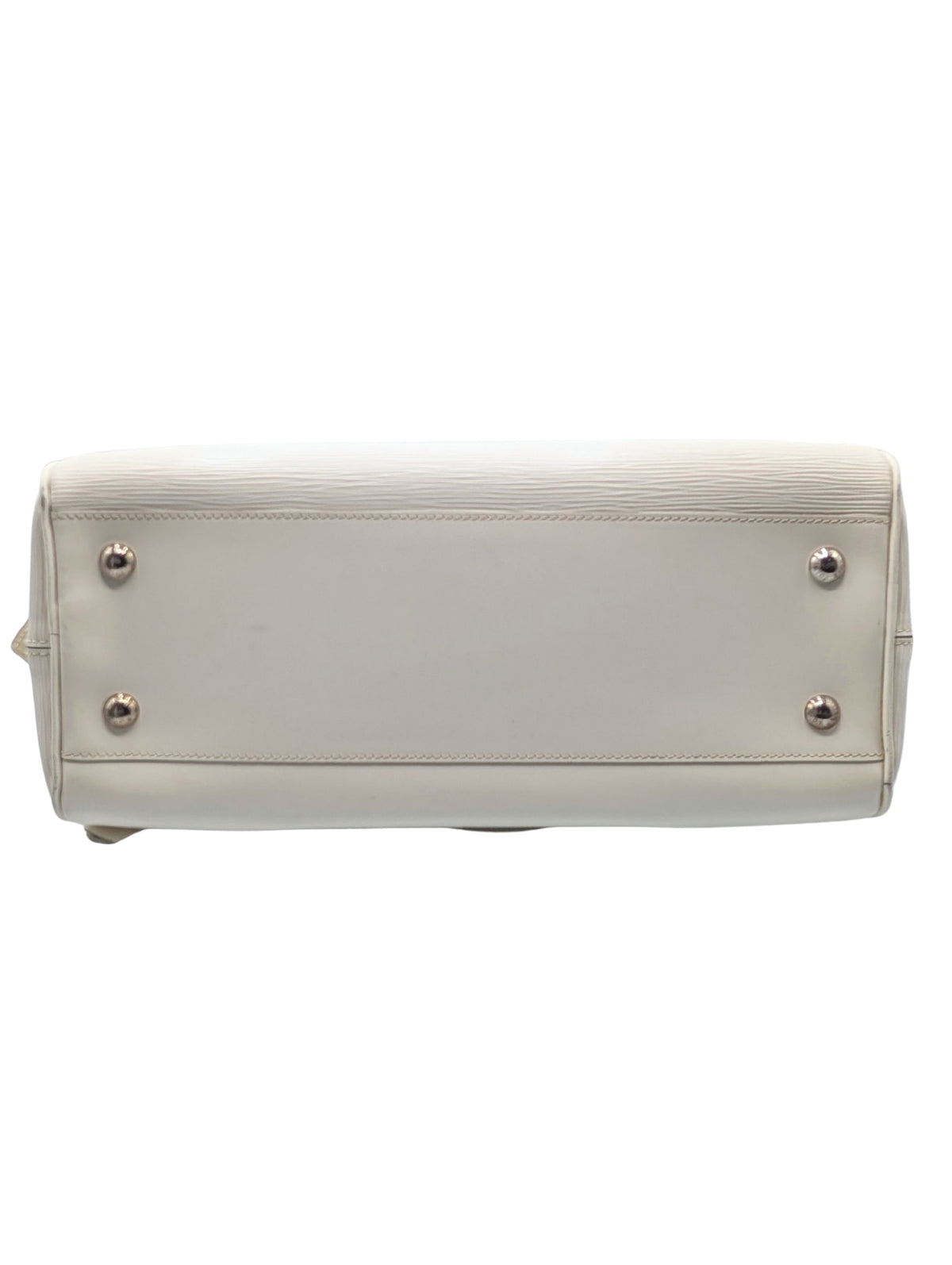 Louis Vuitton Cream Epi Leather Montaigne Bowler Handbag & Eugenie Wallet