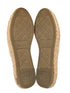 Chanel Cream Leather Espadrille Mules Size 37
