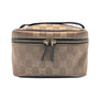 Gucci Brown Monogram Cosmetic Vanity Case