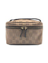 Gucci Brown Monogram Cosmetic Vanity Case