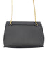 Strathberry Stylist Bar Black Leather Clutch Chain Crossbody