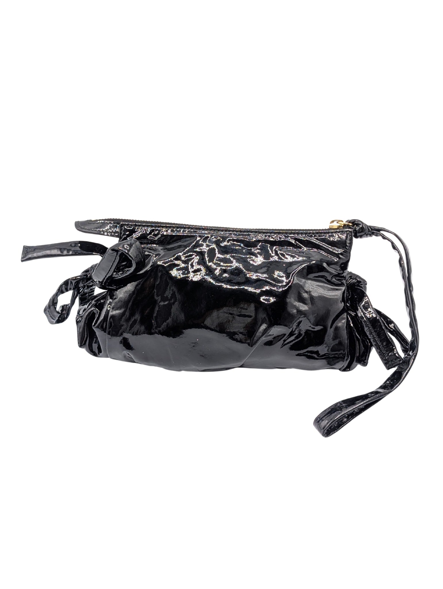 Gucci Black Patent Hysteria Small Clutch Spring 2008