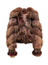 Solleciti Red Fox Fur Jacket Coat Size Small