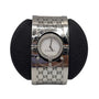 Gucci Monogram GG Stainless Steel Twirl Diamond Bezel Watch