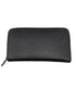 Prada Black Saffiano Travel Organizer Zip Wallet