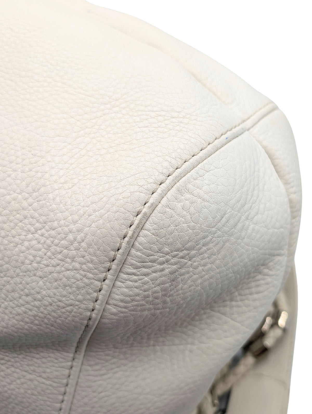 Gucci Spring 2010 Cream Leather Bamboo Braided Techno Horsebit Flap Shoulder Bag