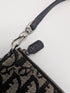 Christian Dior Navy Blue Diorissimo Saddle Pochette Bag