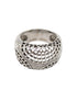 Cartier Nouvelle Vague Paris Diamond 18K White Gold Dome Ring Size 52