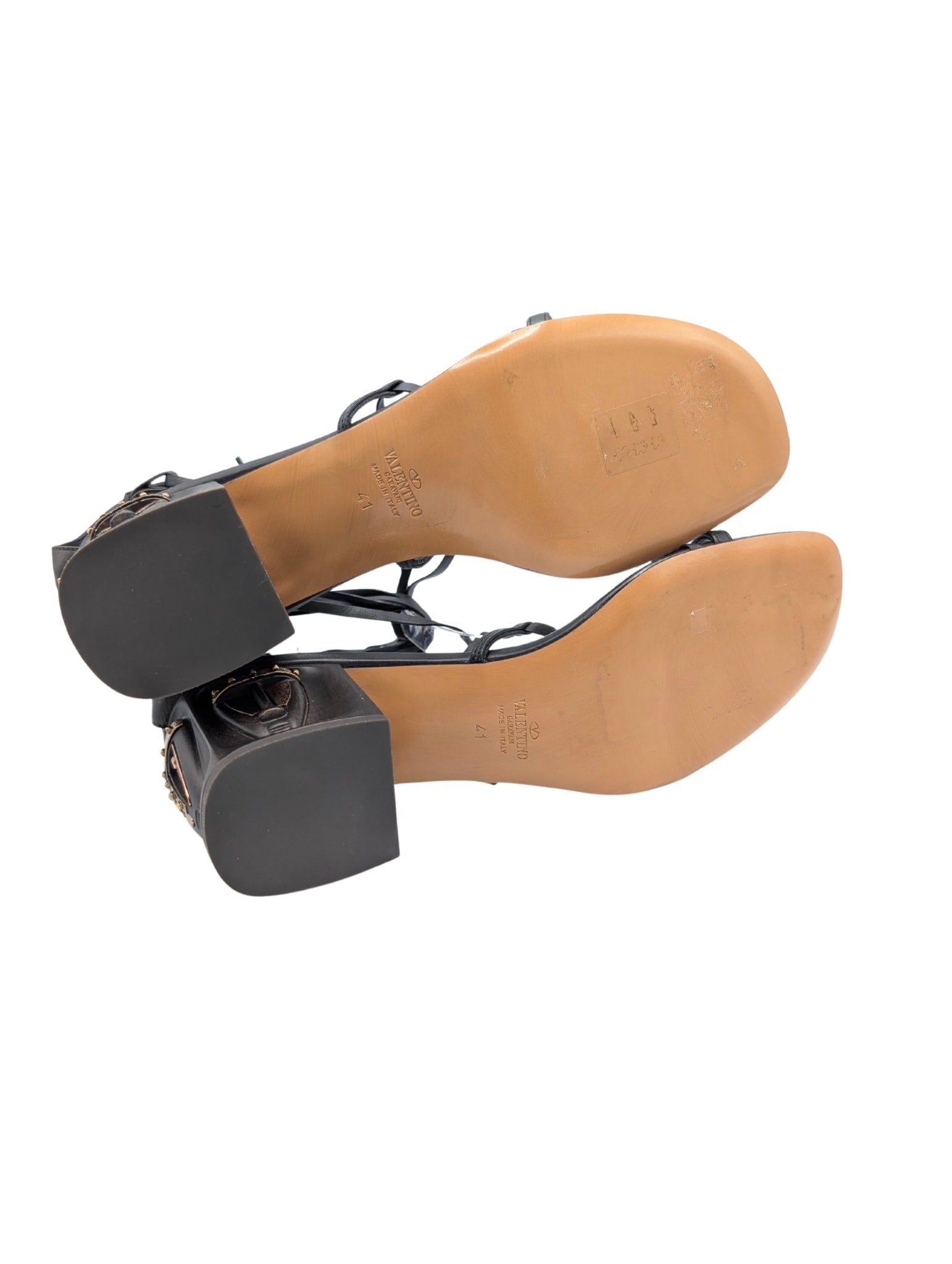 Valentino Garavani Tribal Wrap Sandals Spring 2016 Runway Size 41