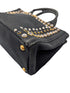 Prada Black Canapa Crystal Studded Tote