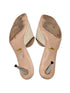 Gucci Cream Leather Blondie GG Mule Heels Size 38.5