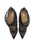 Christian Louboutin Black Leather Gortik Pumps Booties Size 38