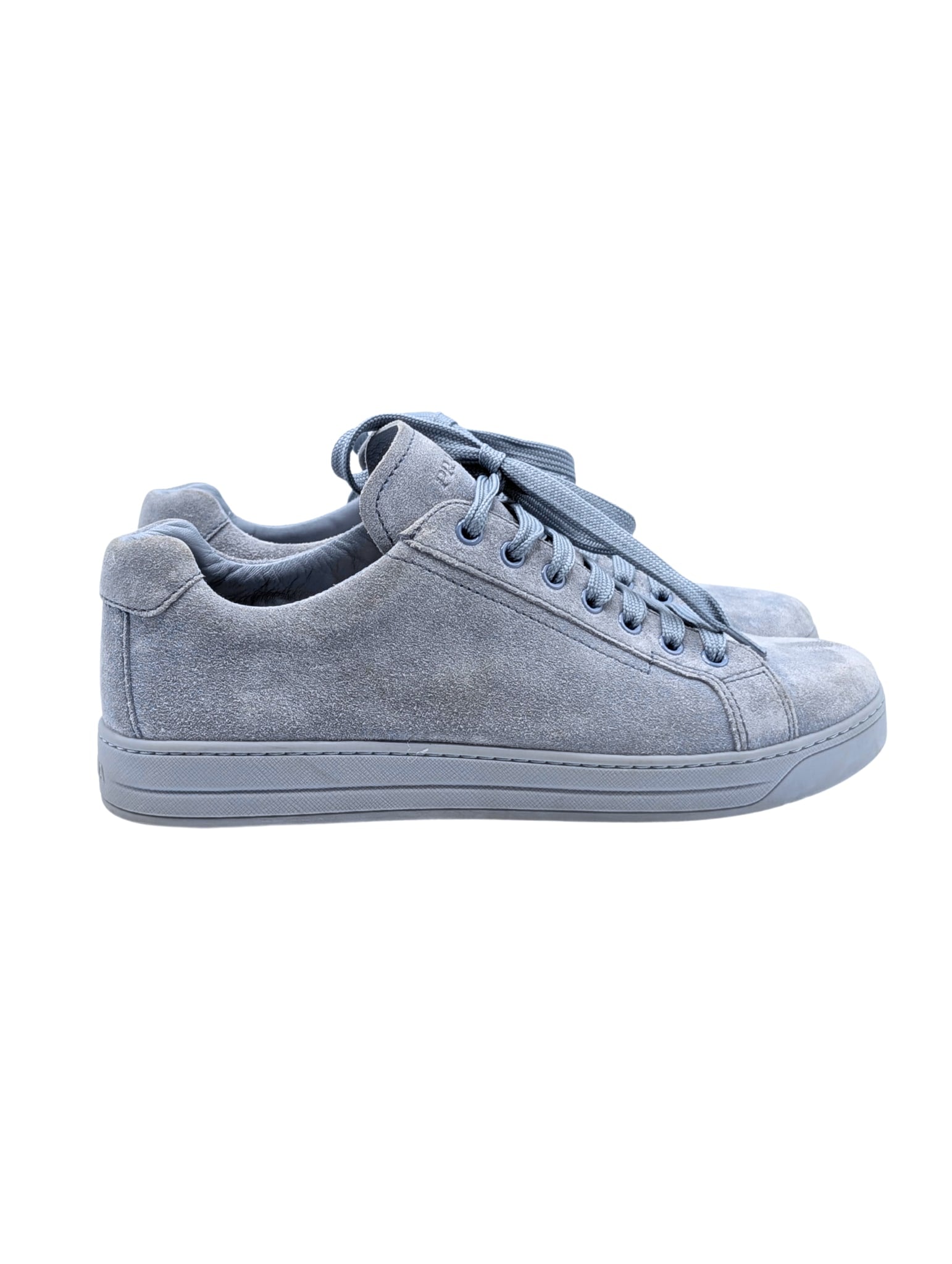 Prada Sport Blue Suede Sneakers Size 39