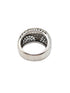 Cartier Nouvelle Vague Paris Diamond 18K White Gold Dome Ring Size 52