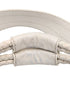 Gucci Spring 2010 Cream Leather Bamboo Braided Techno Horsebit Flap Shoulder Bag