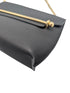Strathberry Stylist Bar Black Leather Clutch Chain Crossbody