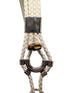 Gucci Spring 2010 Cream Leather Bamboo Braided Techno Horsebit Flap Shoulder Bag
