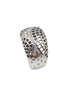Cartier Nouvelle Vague Paris Diamond 18K White Gold Dome Ring Size 52