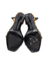 Saint Laurent Calf Hair Leopard Opyum YSL Sandal Heels Size 38.5