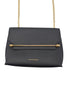 Strathberry Stylist Bar Black Leather Clutch Chain Crossbody