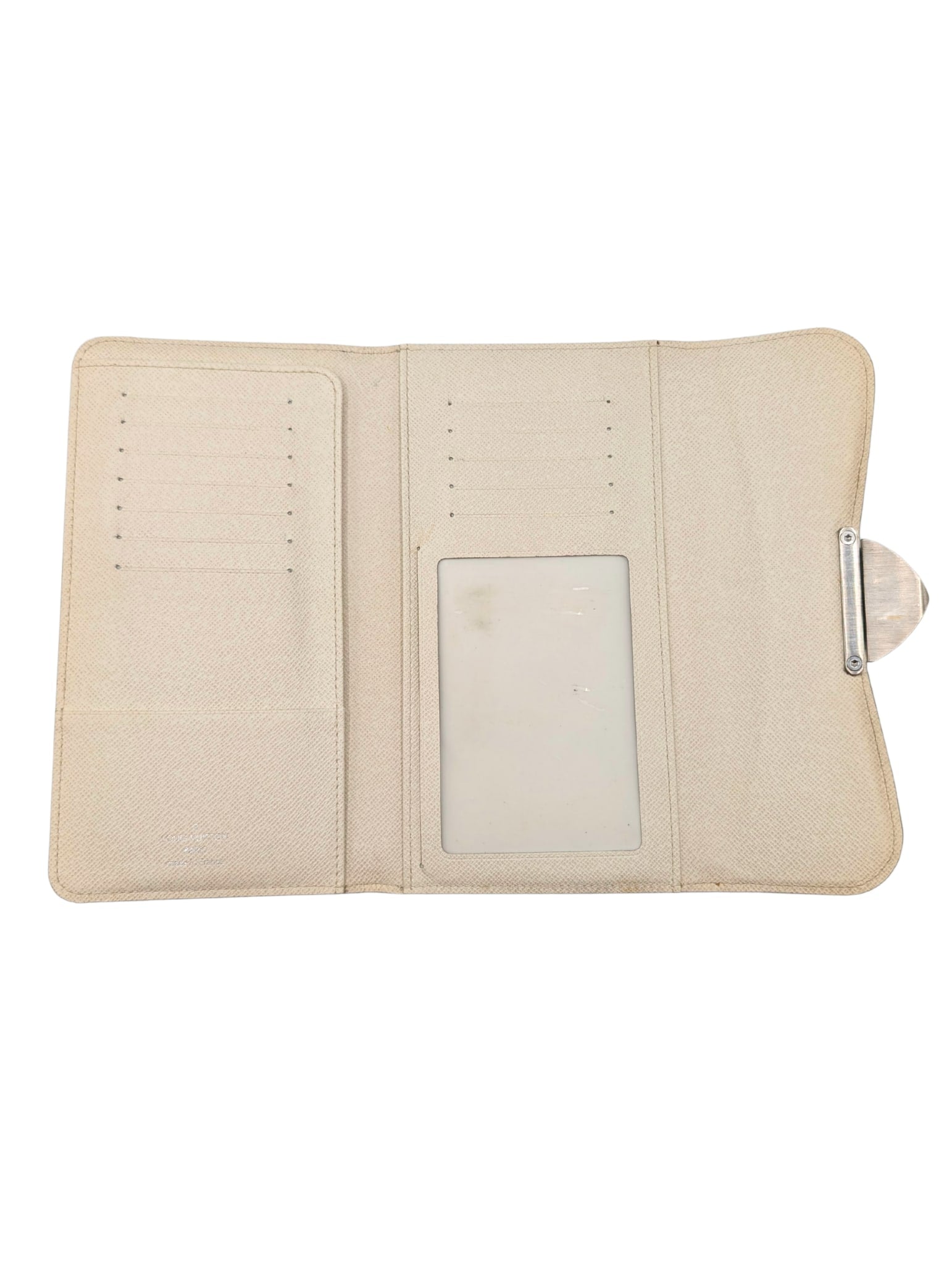 Louis Vuitton Cream Epi Leather Montaigne Bowler Handbag & Eugenie Wallet