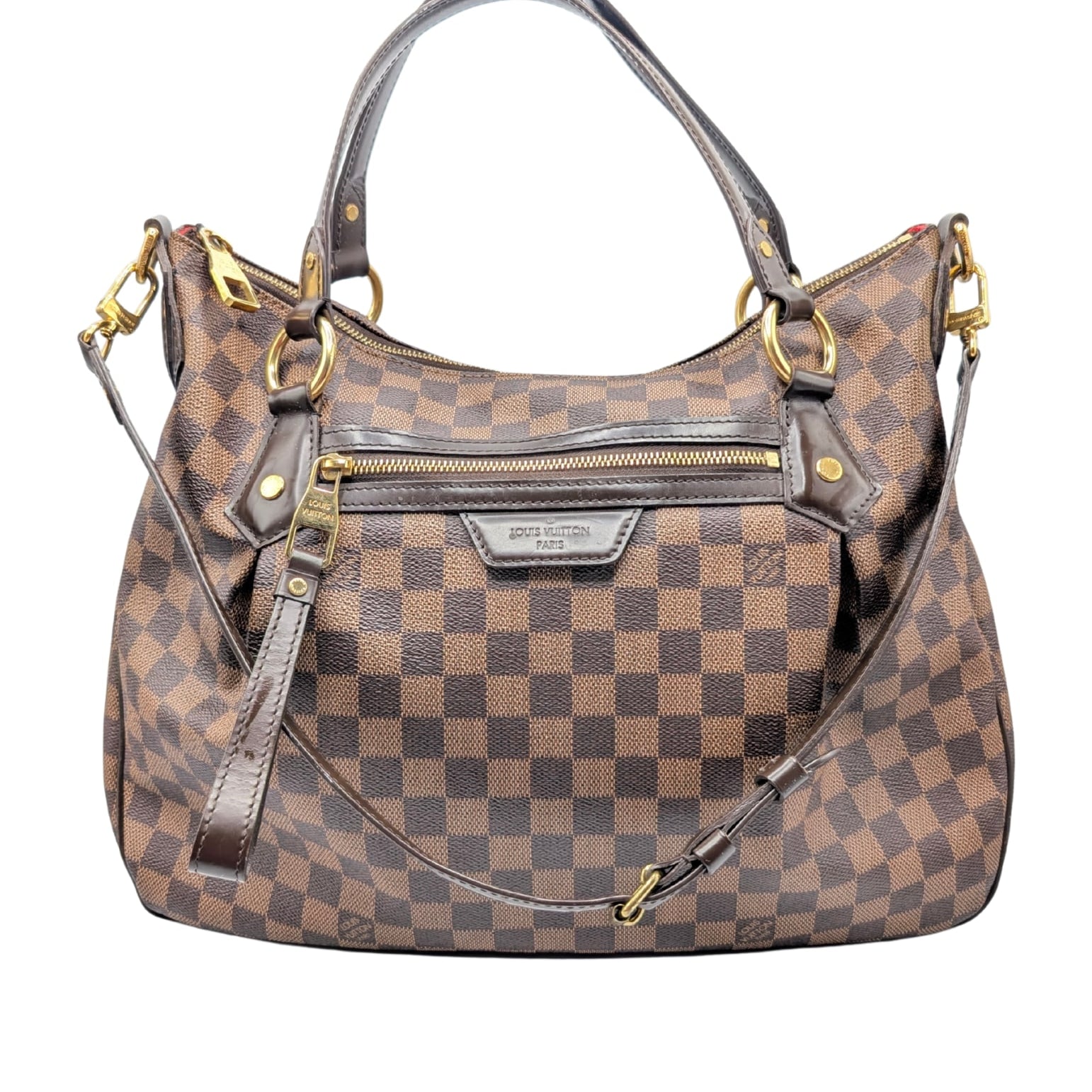 Louis Vuitton Damier Ebene Evora MM Bag