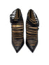 Christian Louboutin Black Leather Gortik Pumps Booties Size 38