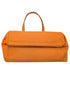 Fendi Orange Zucchino FF Canvas Leather Tote