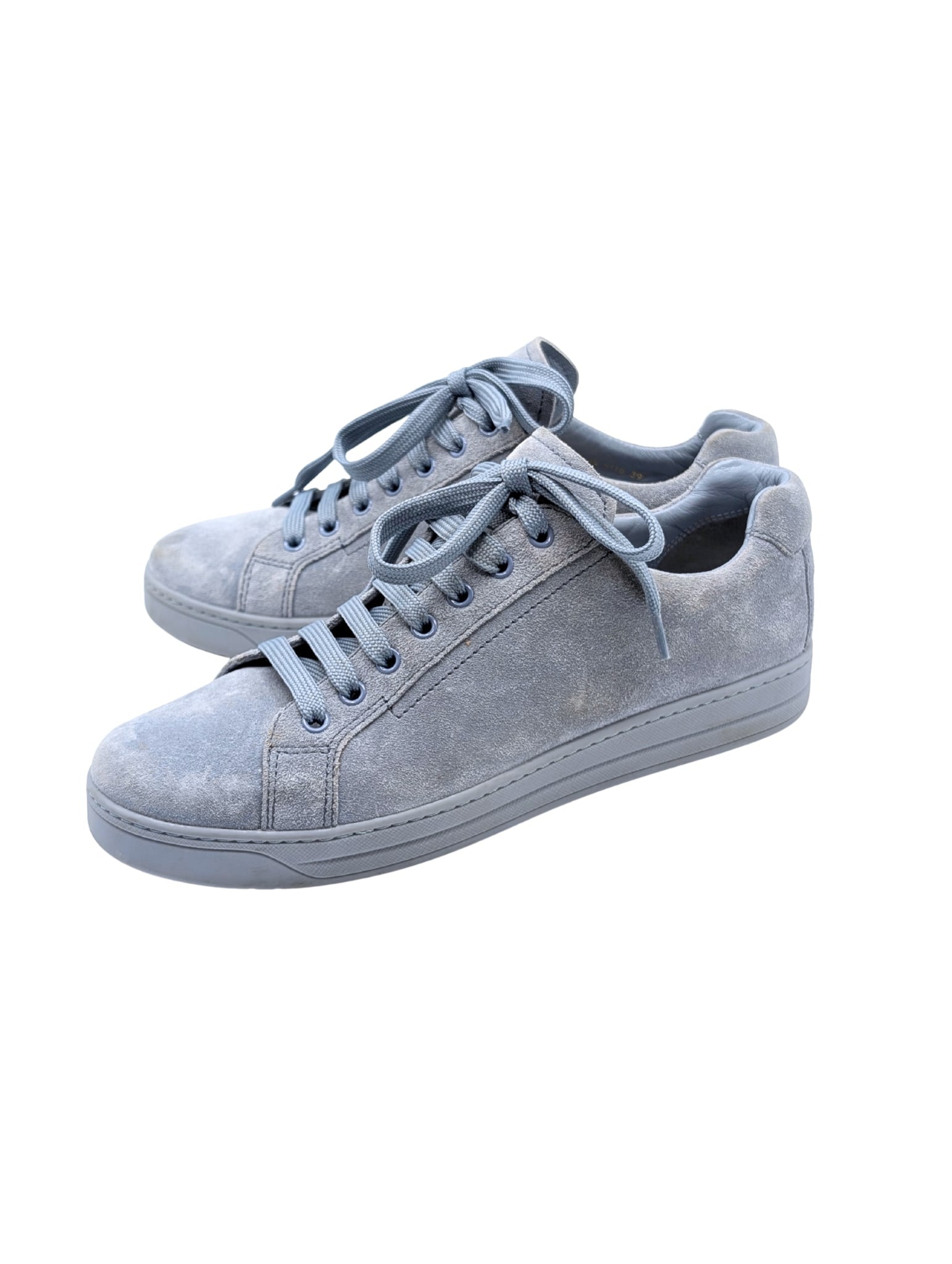 Prada Sport Blue Suede Sneakers Size 39