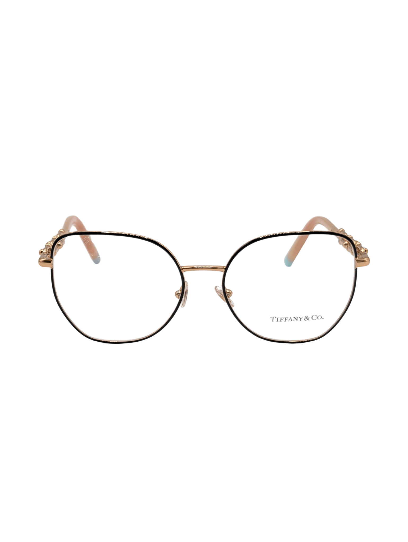 Tiffany & Co. Rose Gold Graduated Link Eyeglasses TF1147