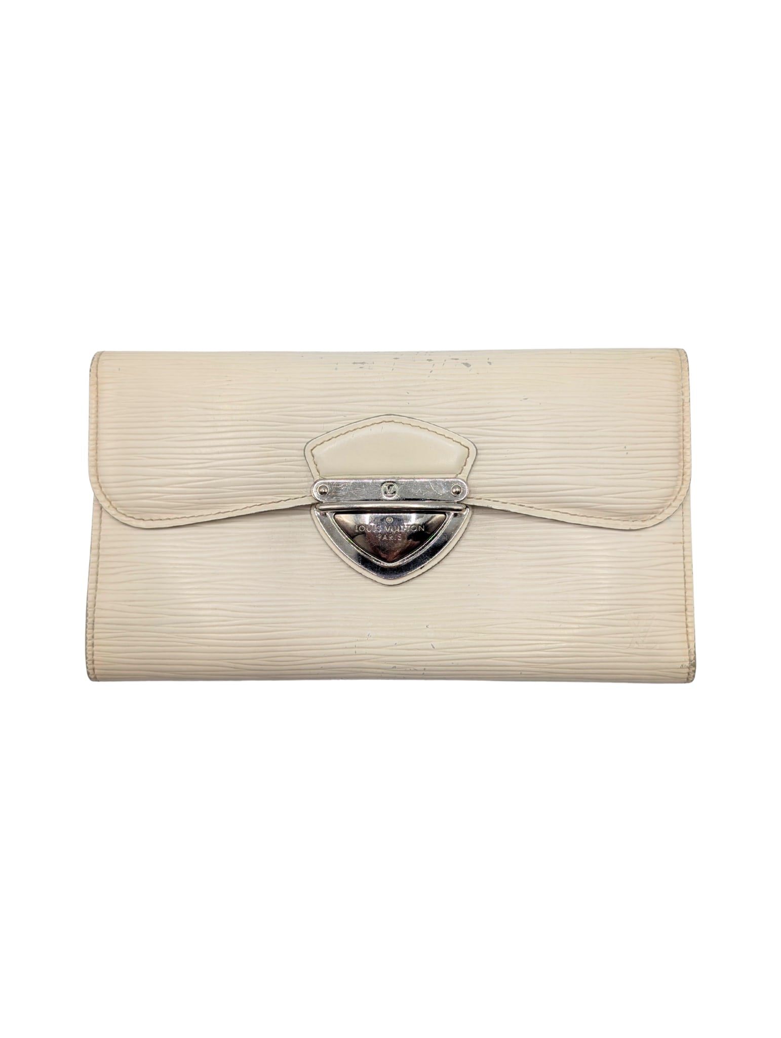 Louis Vuitton Cream Epi Leather Montaigne Bowler Handbag & Eugenie Wallet