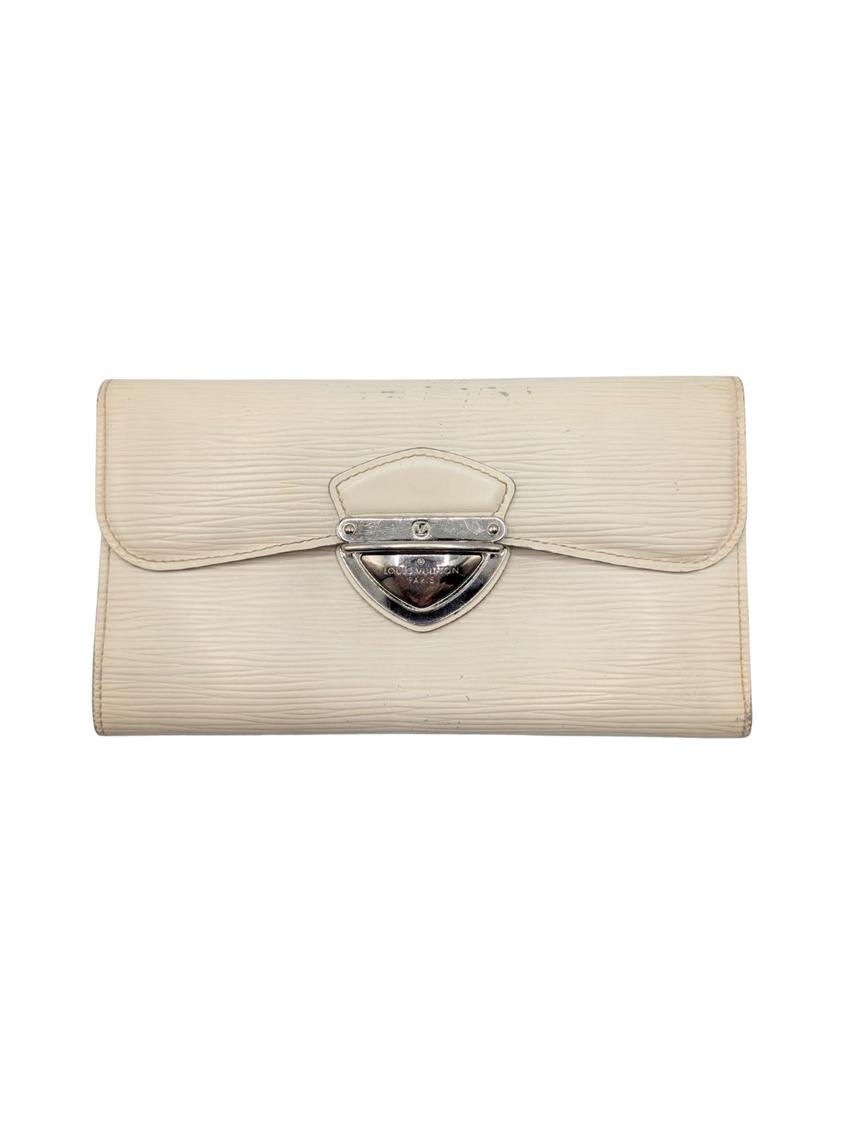 Louis Vuitton Cream Epi Leather Montaigne Bowler Handbag & Eugenie Wallet